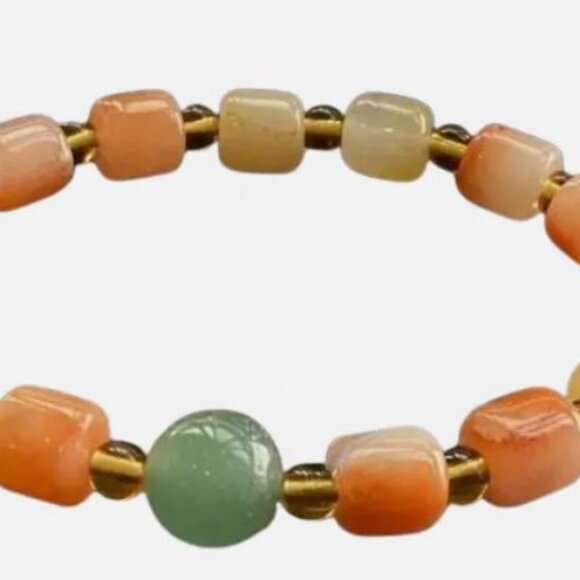 NWT 8mm Certified Natural Jade Round Beads Bracelet. Fashion Charm‎ Bracelet. - Picture 3 of 16
